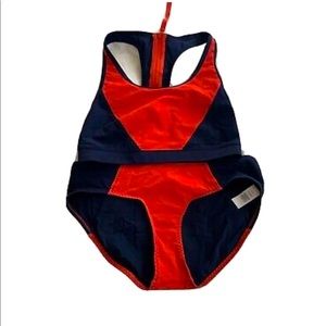TORY SPORT SWIM BIKINI SET XS